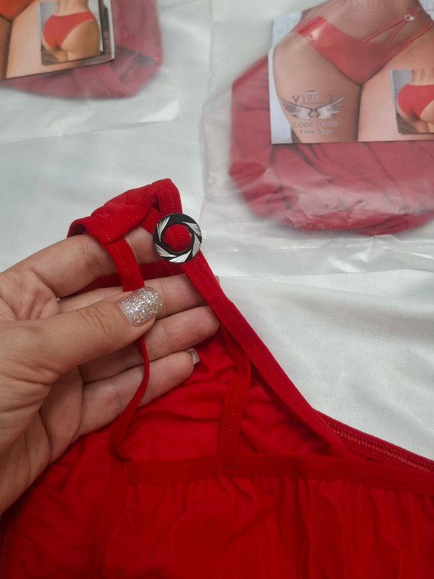 شورت فانتزی قرمز جذاب همراه با پک کادویی