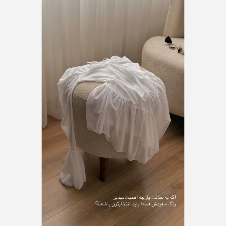 لباسخواب زنانه کوتاه استین بلند دلبری
