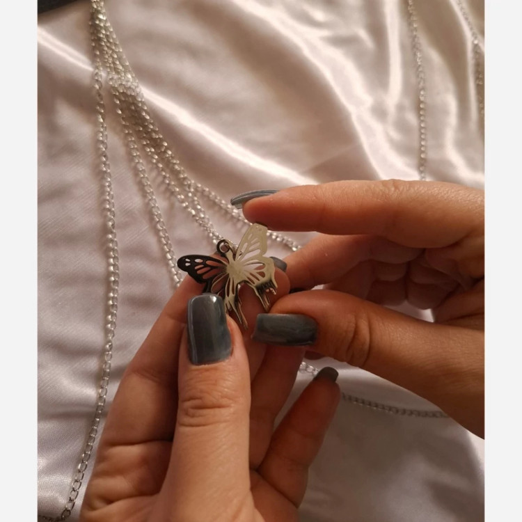 زنجیر ران بند ران طلایی و نقره ای استیل ضد حساسیت(ران بند پابند زنجیر بدن)